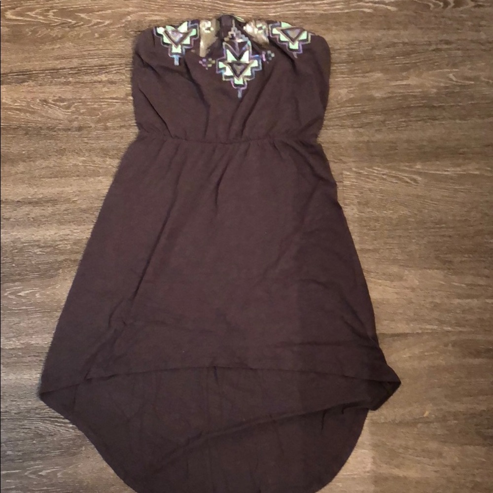 Charcoal color dress